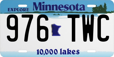 MN license plate 976TWC