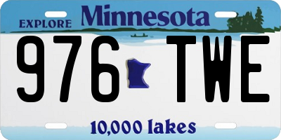 MN license plate 976TWE