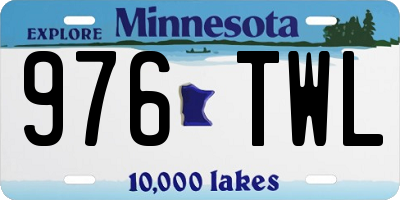 MN license plate 976TWL