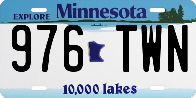 MN license plate 976TWN