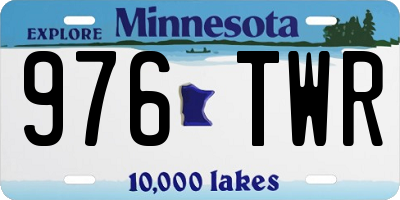 MN license plate 976TWR