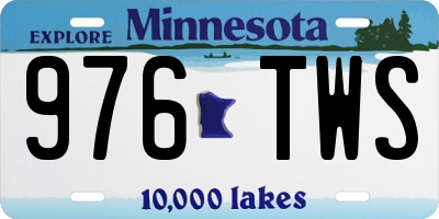 MN license plate 976TWS