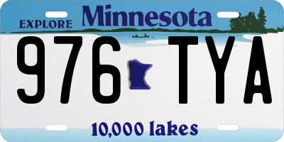 MN license plate 976TYA