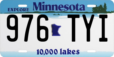 MN license plate 976TYI