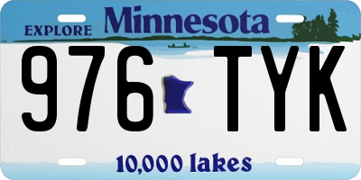 MN license plate 976TYK