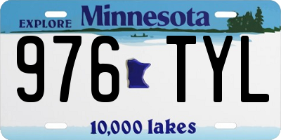 MN license plate 976TYL