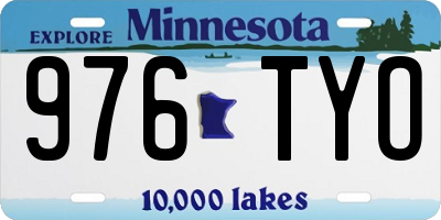 MN license plate 976TYO