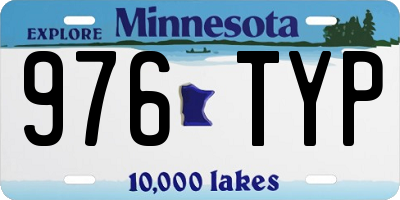 MN license plate 976TYP