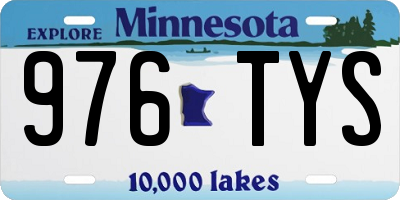 MN license plate 976TYS
