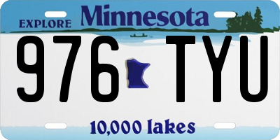 MN license plate 976TYU