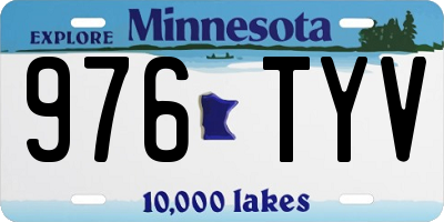 MN license plate 976TYV