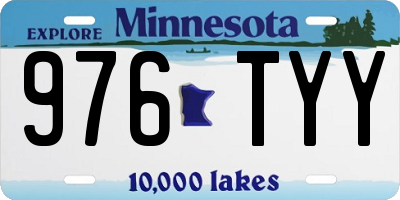 MN license plate 976TYY