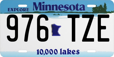 MN license plate 976TZE