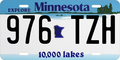MN license plate 976TZH