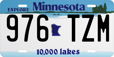 MN license plate 976TZM
