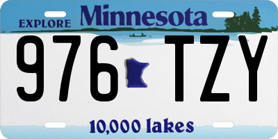MN license plate 976TZY