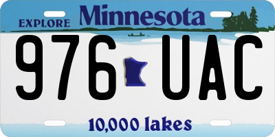 MN license plate 976UAC
