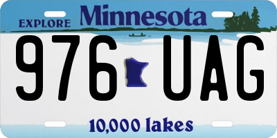 MN license plate 976UAG
