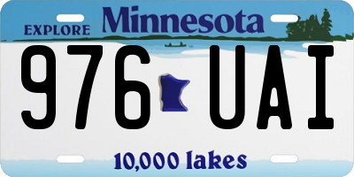 MN license plate 976UAI