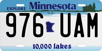 MN license plate 976UAM