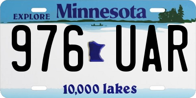 MN license plate 976UAR