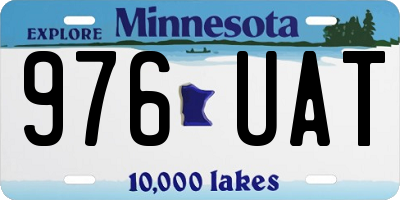 MN license plate 976UAT