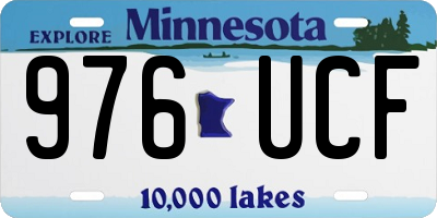 MN license plate 976UCF