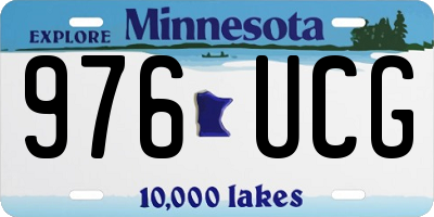 MN license plate 976UCG