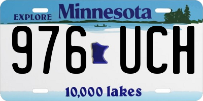 MN license plate 976UCH