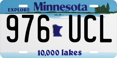 MN license plate 976UCL