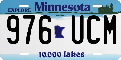 MN license plate 976UCM