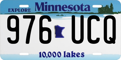 MN license plate 976UCQ
