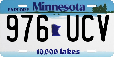 MN license plate 976UCV