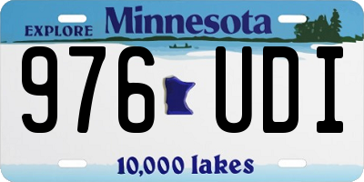 MN license plate 976UDI