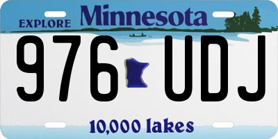 MN license plate 976UDJ