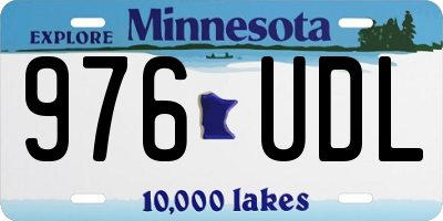 MN license plate 976UDL