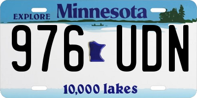 MN license plate 976UDN