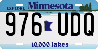 MN license plate 976UDQ