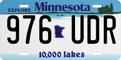 MN license plate 976UDR