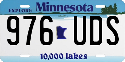 MN license plate 976UDS