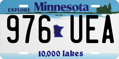 MN license plate 976UEA