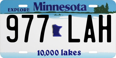 MN license plate 977LAH