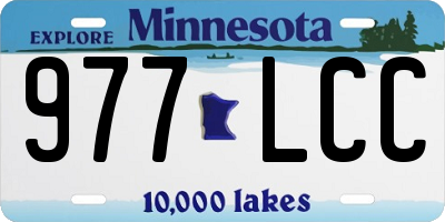 MN license plate 977LCC