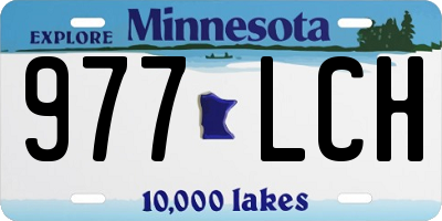 MN license plate 977LCH