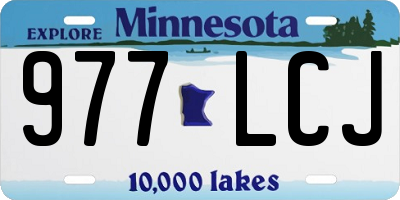 MN license plate 977LCJ
