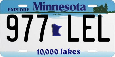 MN license plate 977LEL