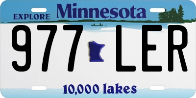 MN license plate 977LER