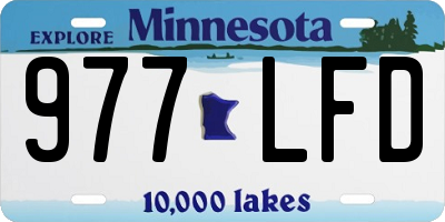 MN license plate 977LFD