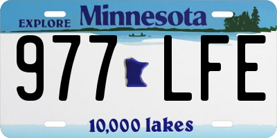 MN license plate 977LFE