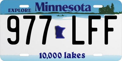 MN license plate 977LFF